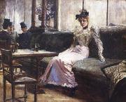 Juan Luna The Parisian Life painting